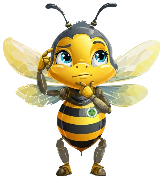 Bea the bee, thinking