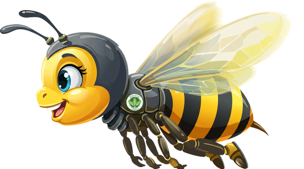 Bea, the Butter & Sage Market mascot, waving at your new shop