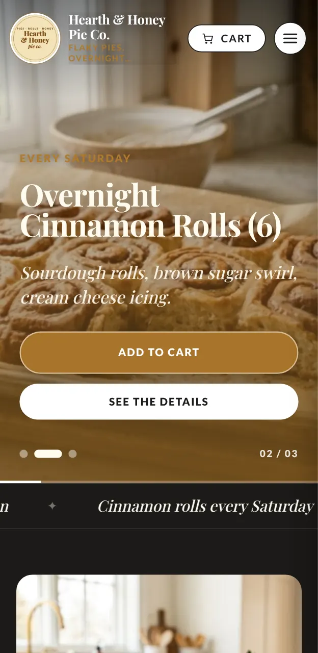The same shop on a phone