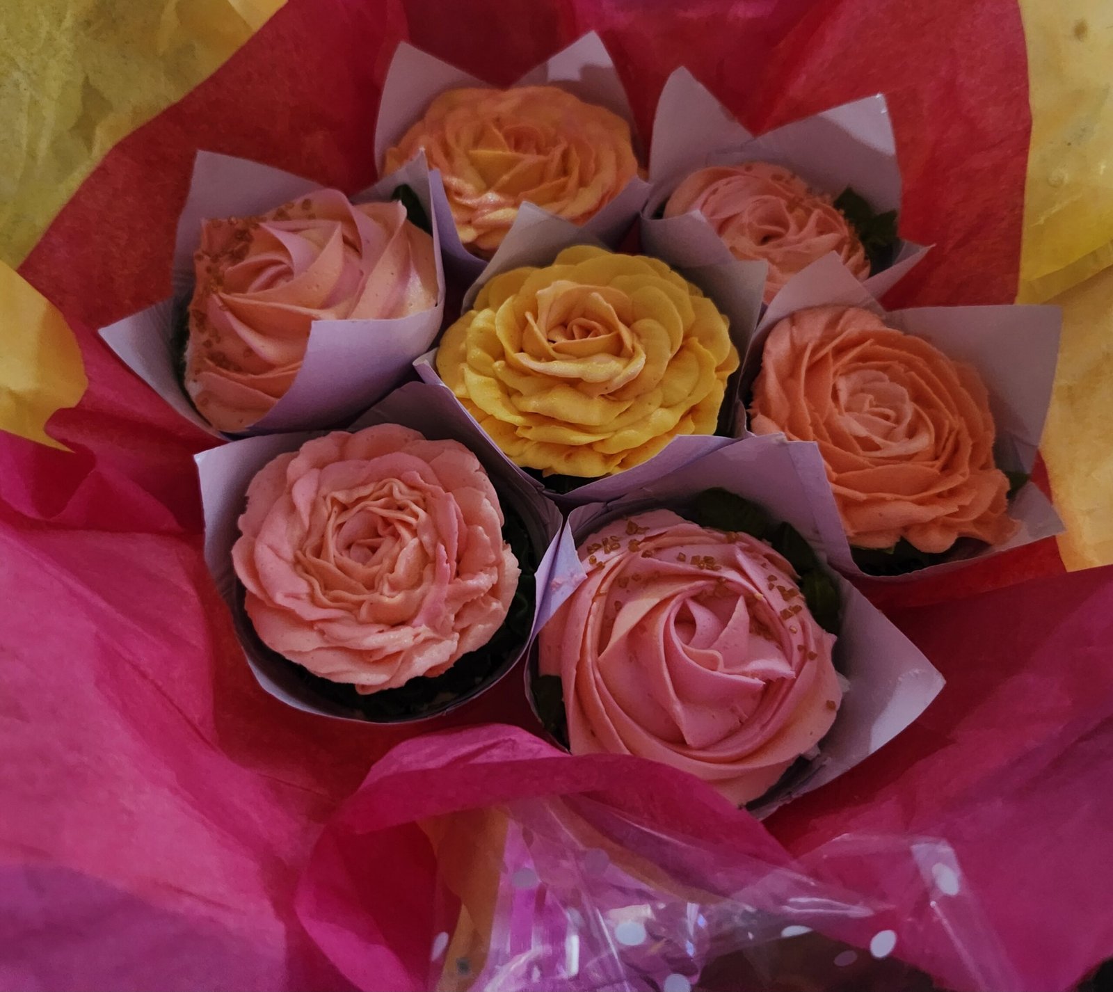 7 cupcake bouquet 1 7 cupcake bouquet