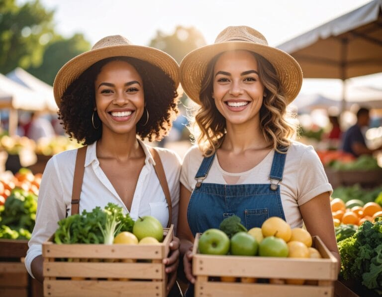 Cottage food law selling at a farmers market