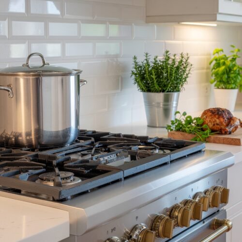 Homemade Chicken Stock: The Magical, Zero-Stress, Incredibly Rewarding Kitchen Habit You’ll Wish You Started Sooner 1 Chicken stock on stove top