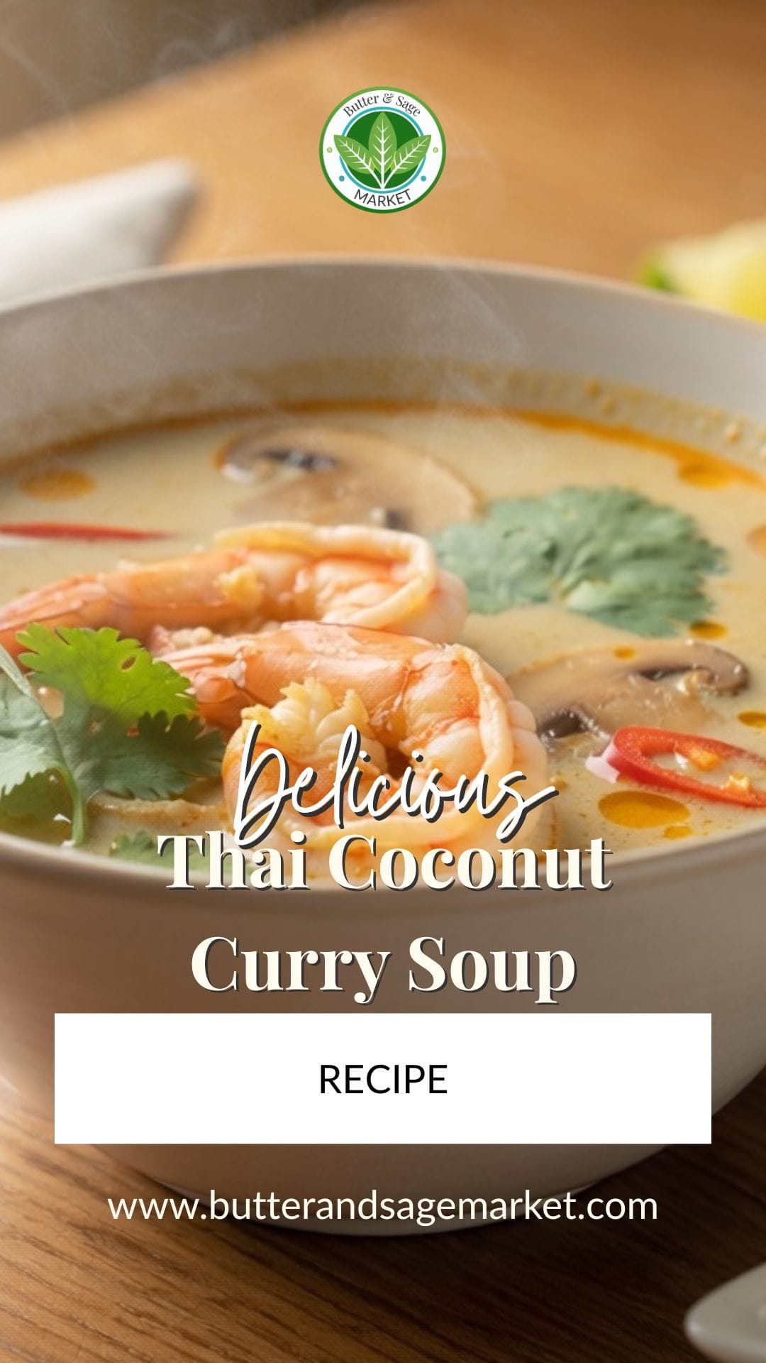 Thai Coconut Curry Soup