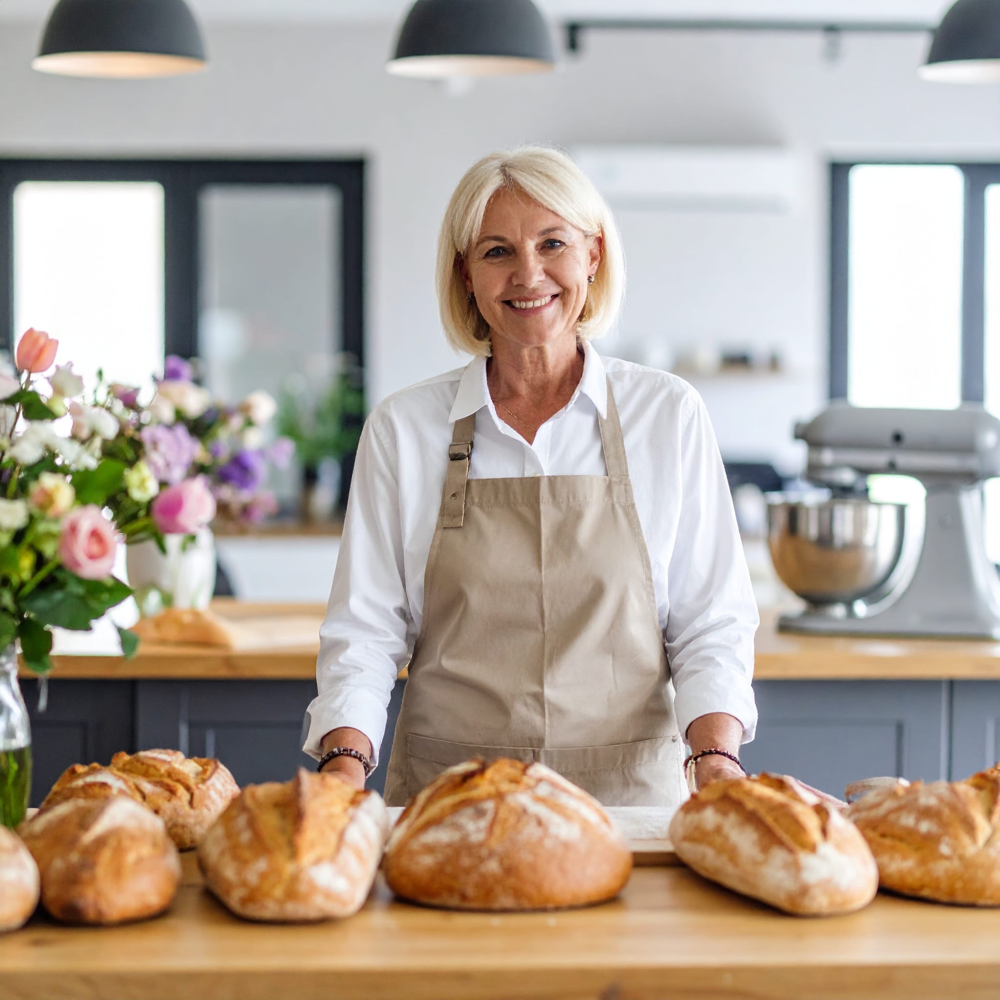 Pricing Strategies that get you paid what you’re worth A small business bakery owner with her bread