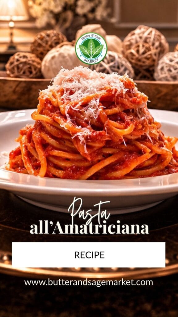 Gourmet Made Easy: Pasta all’Amatriciana for a Cozy Weeknight Dinner 2 Pasta all’Amatriciana