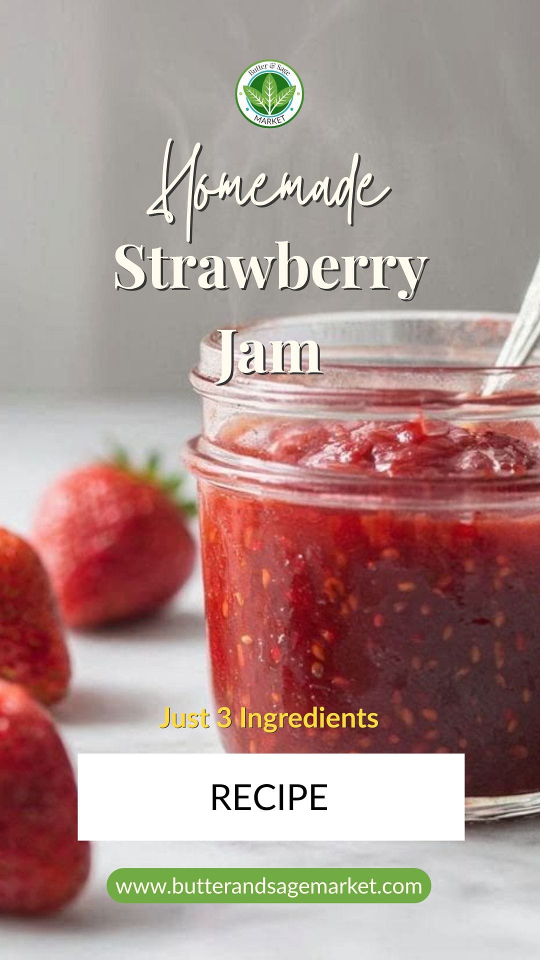 Small-Batch Strawberry Jam Without Pectin