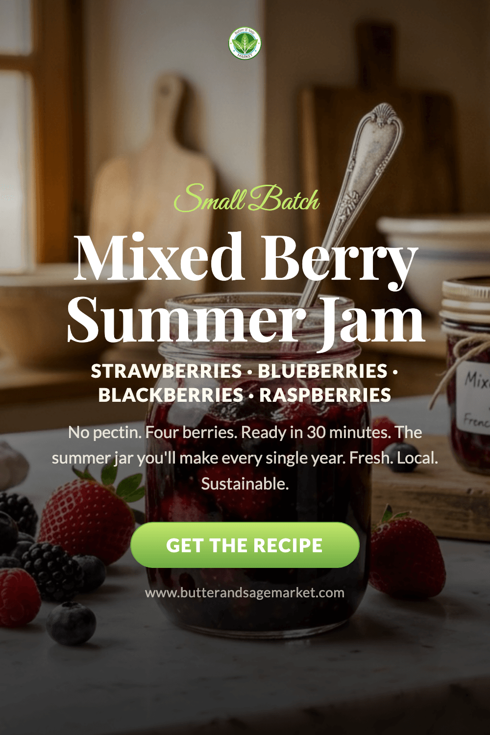 Small Batch Summer Mixed Berry Jam That Tastes Like the Farmers Market in a Jar 3 Small Batch Summer Mixed Berry Jam