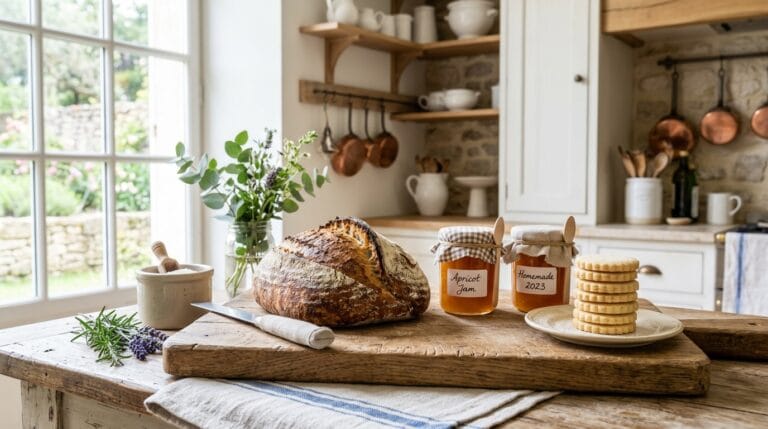 Artisan baked goods and jam jars for Minnesota cottage food law guide