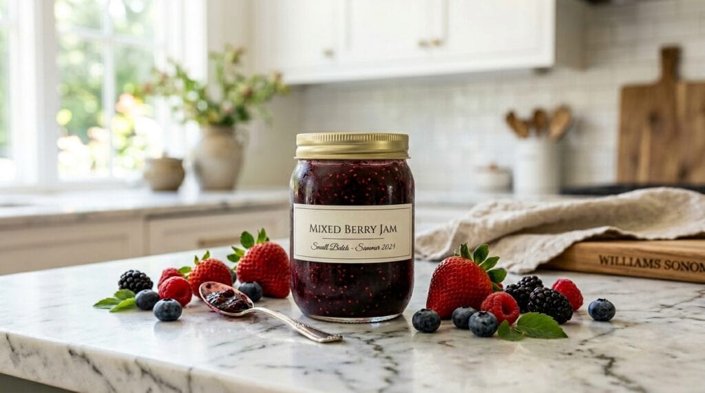 Small Batch Summer Mixed Berry Jam