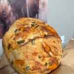 Jalapeño cheddar Sourdough loaf
