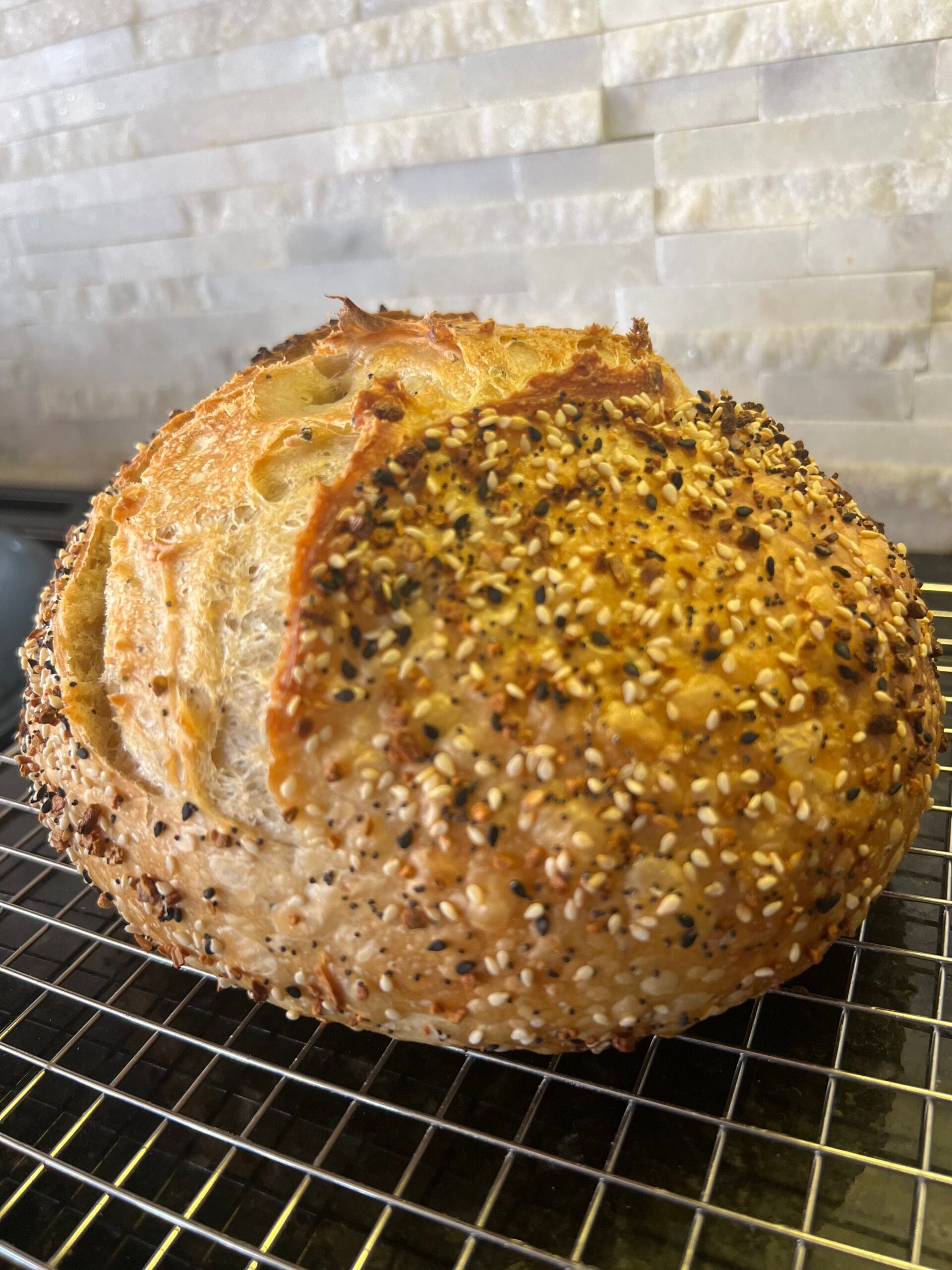 Everything Seeds Sourdough Round 2 Everything Seeds Sourdough Round