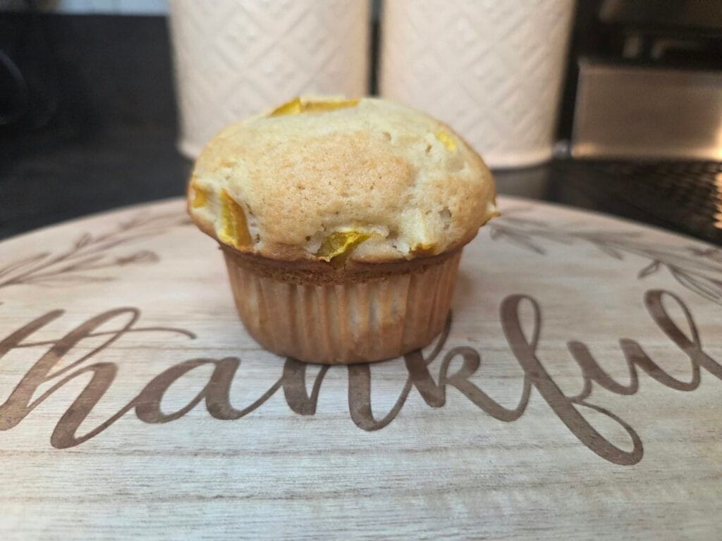 Peach Bakery Style Muffins
