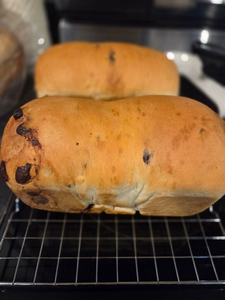 Chocolate Chip Cinnamon Swirl Bread