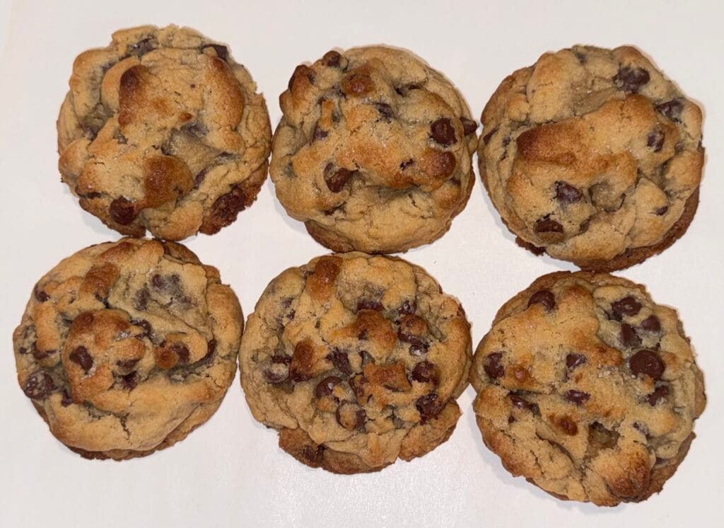 Brown Butter Chocolate Chip Sourdough Cookies