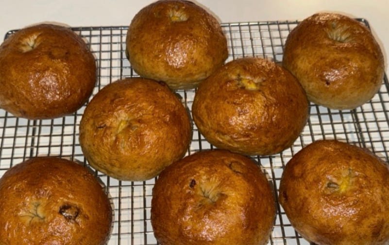 Cinnamon Raisin Sourdough Bagels 2 Cinnamon Raisin Sourdough Bagels