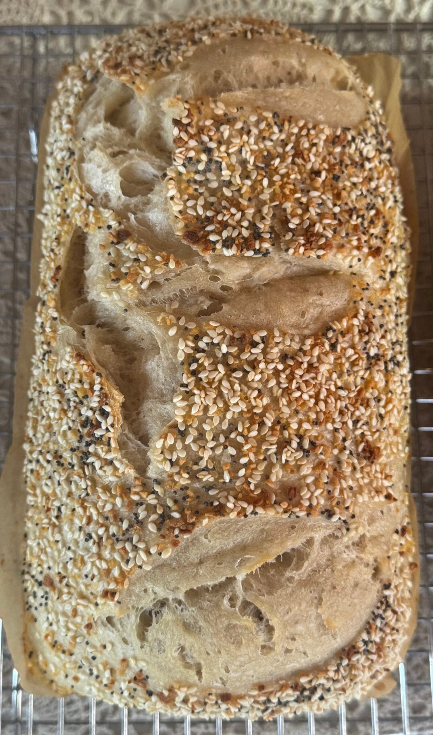 Sourdough Everything Loaf 2 Sourdough Everything Loaf