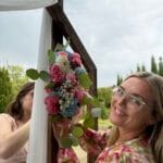 Wedding Arch florals
