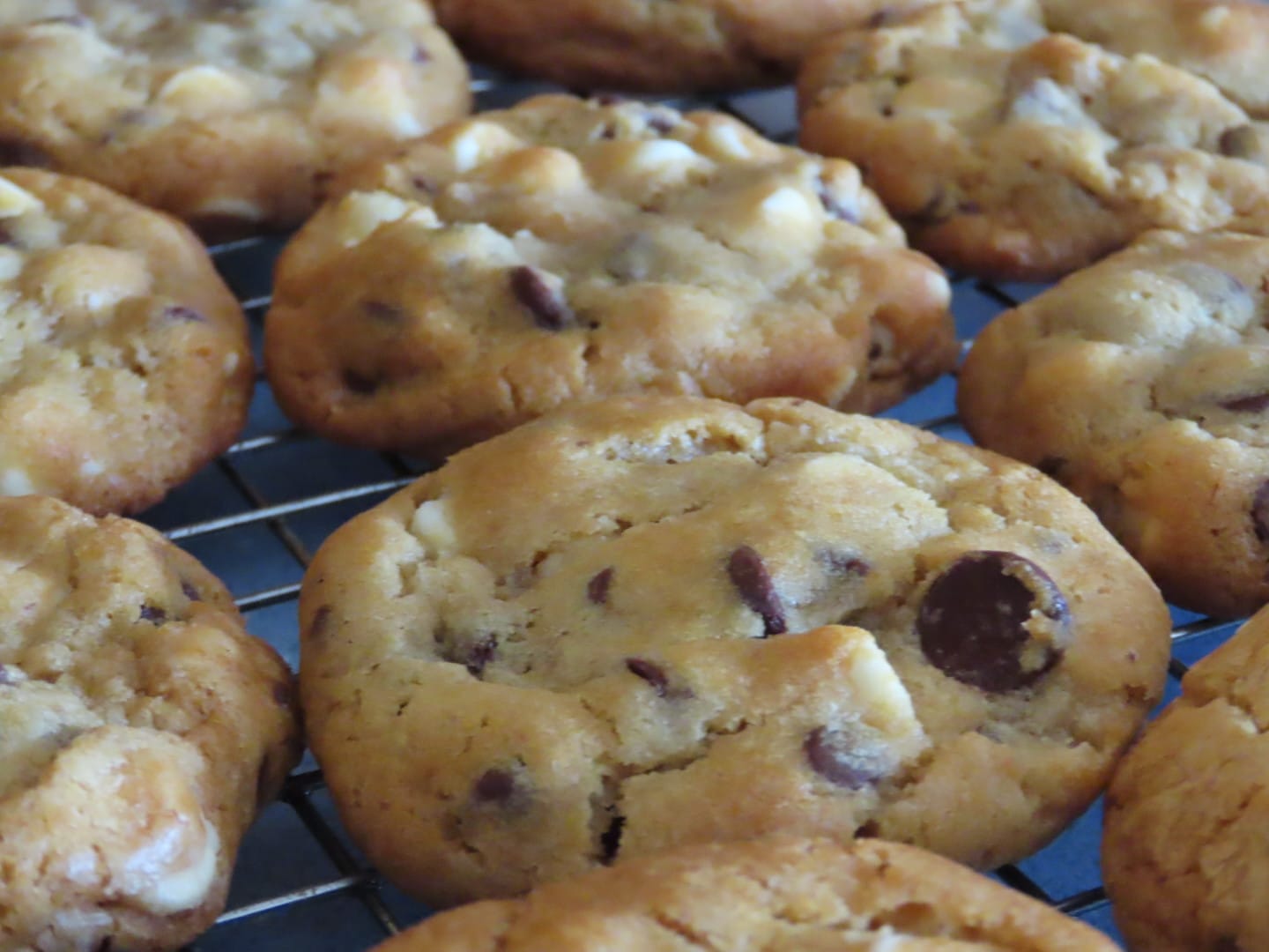 Chocolate and Vanilla Chip Cookies 2 Chocolate and Vanilla Chip Cookies