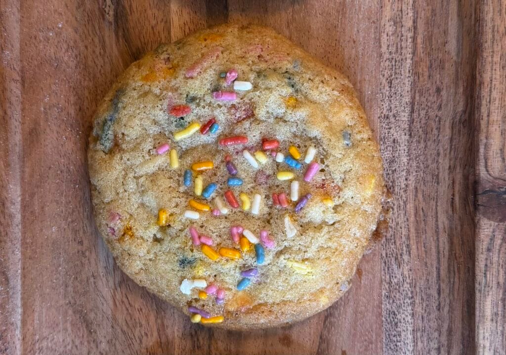 Vanilla Confetti Cake Cookie