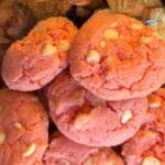Strawberry cake mix cream cheese cookies